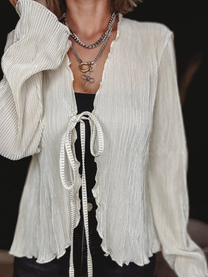 Denver Front Tie Long Sleeve - The Rack Boutique ⚡️