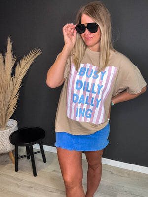 Dilly Dally Graphic Tee - The Rack Boutique ⚡️