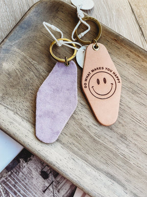 Do What Makes You Happy Keychain [ 2 colors ] - The Rack Boutique ⚡️