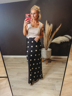 Dottie Maxi Satin Skirt - The Rack Boutique ⚡️