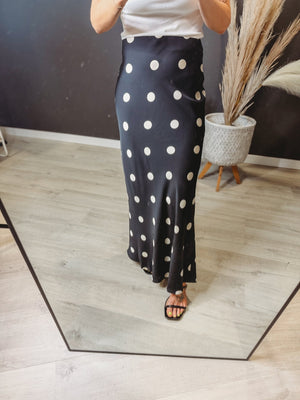 Dottie Maxi Satin Skirt - The Rack Boutique ⚡️