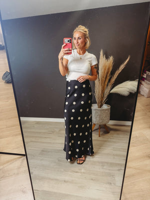 Dottie Maxi Satin Skirt - The Rack Boutique ⚡️