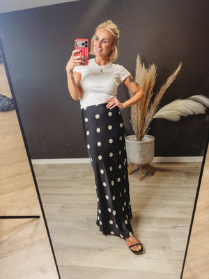 Dottie Maxi Satin Skirt - The Rack Boutique ⚡️