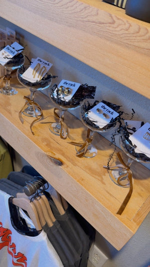 Earring Coupe Glass Combo - The Rack Boutique ⚡️