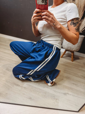 Ember Striped Lounge Pants - The Rack Boutique ⚡️