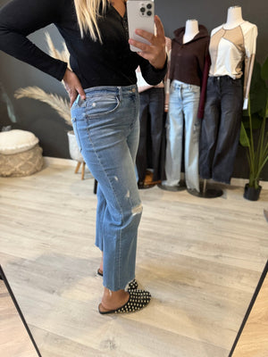 Embrace It Wide Leg Denim - The Rack Boutique ⚡️