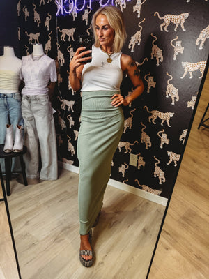 Embroidered Martini Tank [ White ] - The Rack Boutique ⚡️