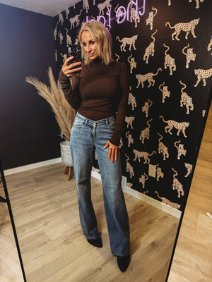 Enna V Front Baggy Judy Blue Denim - The Rack Boutique ⚡️