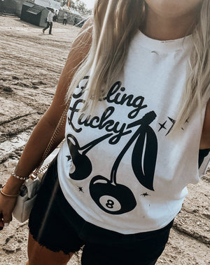 Feeling Lucky Graphic Tee - The Rack Boutique ⚡️
