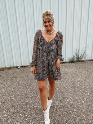 Flinn Floral Dress - The Rack Boutique ⚡️