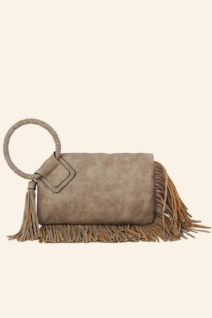 Fringe Cuff Clutch Tassel Wristlet Clutch Bag - The Rack Boutique ⚡️