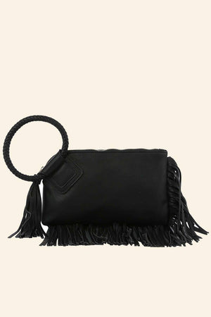 Fringe Cuff Clutch Tassel Wristlet Clutch Bag - The Rack Boutique ⚡️