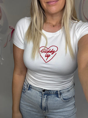 Giddy Up Graphic Top - The Rack Boutique ⚡️