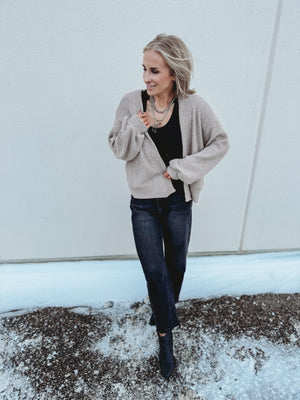 Gigi Long Sleeve Cardigan - The Rack Boutique ⚡️