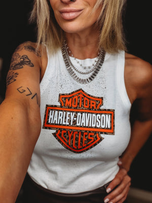 Harley Davidson Graphic Tank Top - The Rack Boutique ⚡️