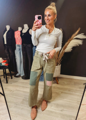 Harper Vintage Rope String Jeans - The Rack Boutique ⚡️