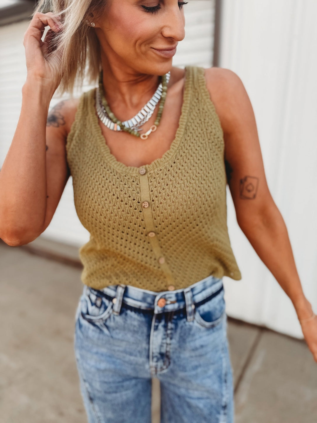 Hays Crochet Tank - The Rack Boutique ⚡️