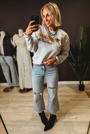 Hey Pumpkin Crew Sweatshirt - The Rack Boutique ⚡️