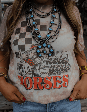 Hold Your Horses Tee [ size xl ] - The Rack Boutique ⚡️