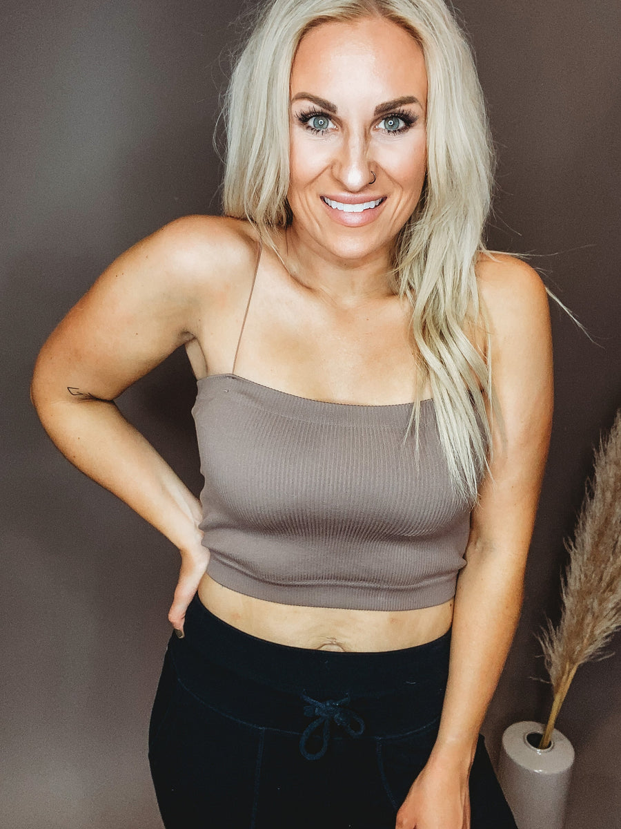 Margo Ribbed Seamless Crop Top
