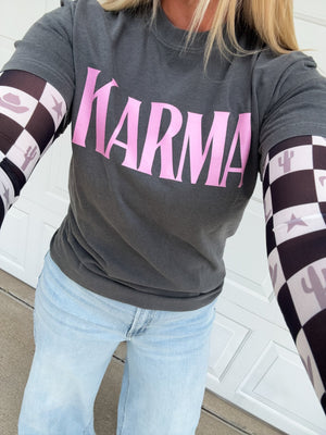 KARMA Graphic Tee - The Rack Boutique ⚡️