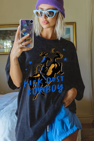Kick Dust Cowboy Graphic - The Rack Boutique ⚡️