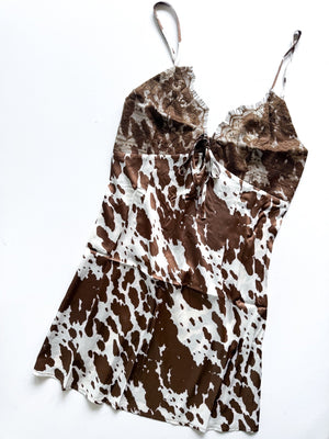 Layton Cow Print Dress - The Rack Boutique ⚡️
