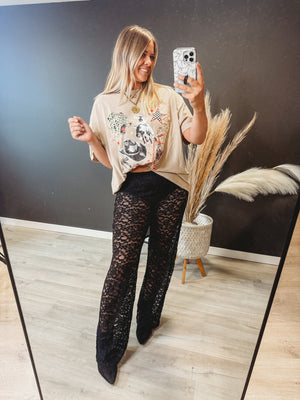 Layton Lace Flare Pants - The Rack Boutique ⚡️