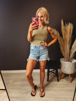 Lentha Ribbed Tank - The Rack Boutique ⚡️