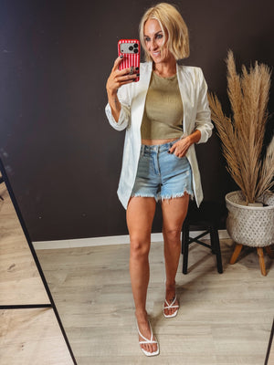 Lentha Ribbed Tank - The Rack Boutique ⚡️
