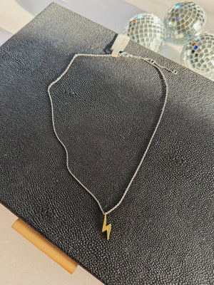 Lightning Bolt Necklace [ 2 colors ] - The Rack Boutique ⚡️