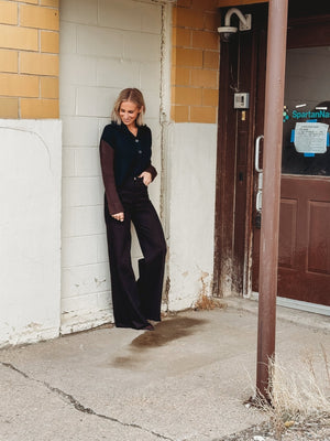 Lilly Contrast Sleeve Cardigan - The Rack Boutique ⚡️