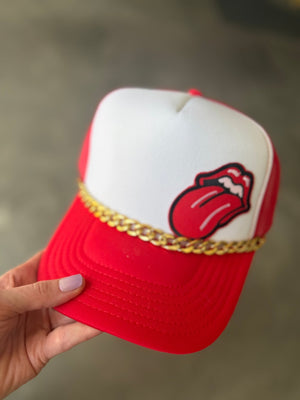 Lips Trucker Hat - The Rack Boutique ⚡️