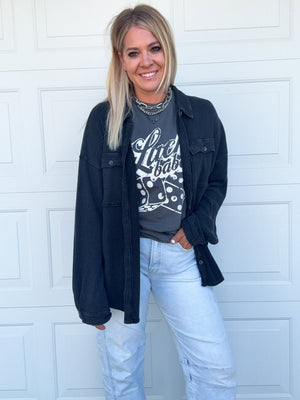 Lucky Babe Graphic Tee - The Rack Boutique ⚡️