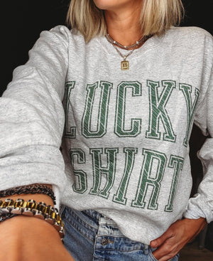 Lucky Crewneck Sweatshirt - The Rack Boutique ⚡️