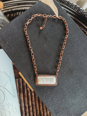 Mable Marble Necklace - The Rack Boutique ⚡️