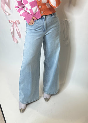 Macen Wide Leg Cello Denim - The Rack Boutique ⚡️