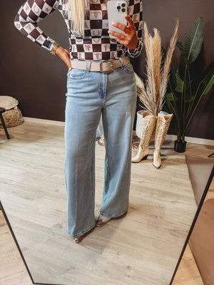 Macen Wide Leg Cello Denim - The Rack Boutique ⚡️
