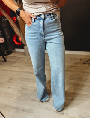 Macen Wide Leg Cello Denim - The Rack Boutique ⚡️