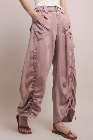 Macy Mauve Cargo Pants - The Rack Boutique ⚡️