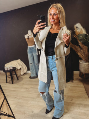 Medina Suede Jacket [ 2 colors ] - The Rack Boutique ⚡️