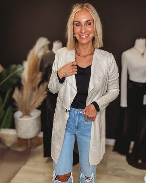 Medina Suede Jacket [ 2 colors ] - The Rack Boutique ⚡️