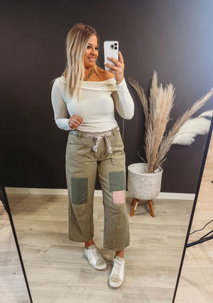 Melba One Shoulder Waffle Top - The Rack Boutique ⚡️