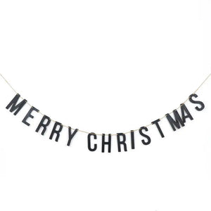 Merry Christmas Wooden Garland - The Rack Boutique ⚡️