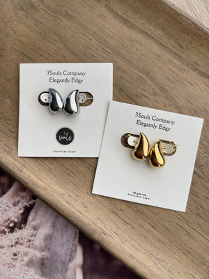 Mini Teardrop Earrings [ 2 colors ] - The Rack Boutique ⚡️