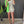 Two tone electric green blazer