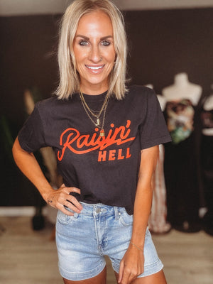 Raisin' Hell Graphic Tee - The Rack Boutique ⚡️