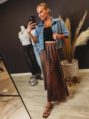 Romy Short Sleeve Denim Jacket - The Rack Boutique ⚡️