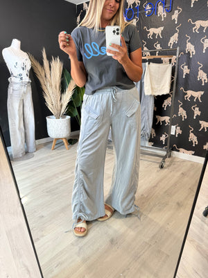 Ruched French Terry Sweatpants - The Rack Boutique ⚡️