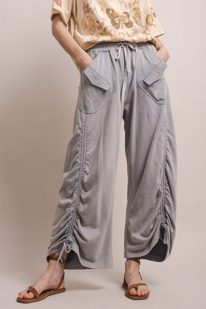 Ruched French Terry Sweatpants - The Rack Boutique ⚡️
